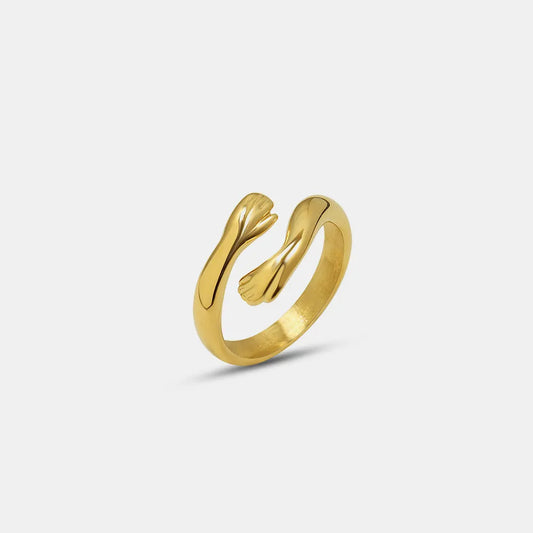 Titanium Steel Hug Ring for Soulmates | same ANTHEM.