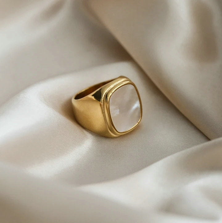 Titanium Steel Shell Ring – Soulmate & Best Friend Boho Jewelry | Same Anthem - Jewellery
