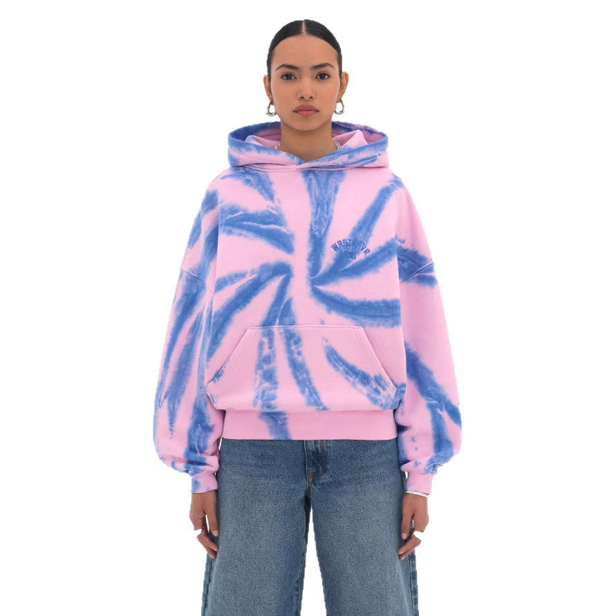 Unique Print Hoodie for Women | Loose Fit Soulmate Streetwear | same ANTHEM. - Pink / M