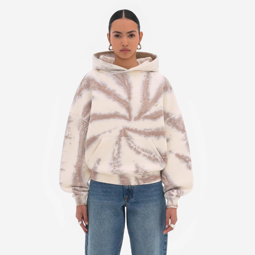 Unique Print Hoodie for Women | Loose Fit Soulmate Streetwear | same ANTHEM. - Apricot / M