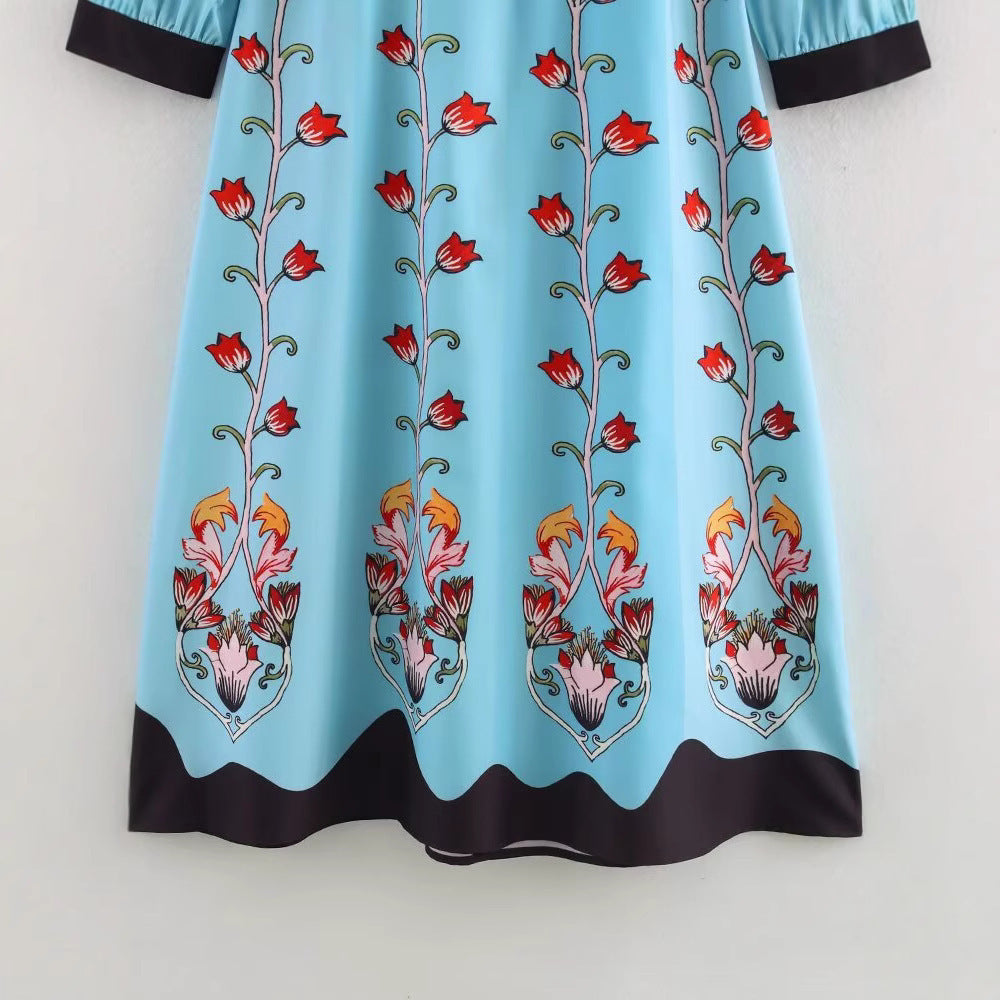 V-neck Backless Belted A-Line Midi Dress | Romantic Dreamy Dress for Lovers & Soulmates | Same Anthem - Dress