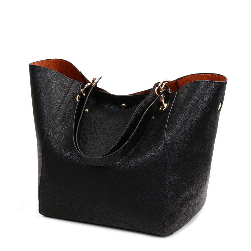 Versatile Large Shopping Bag – Soulmate Streetwear Style | same ANTHEM. - Black / (30cm<Max Length<50cm)
