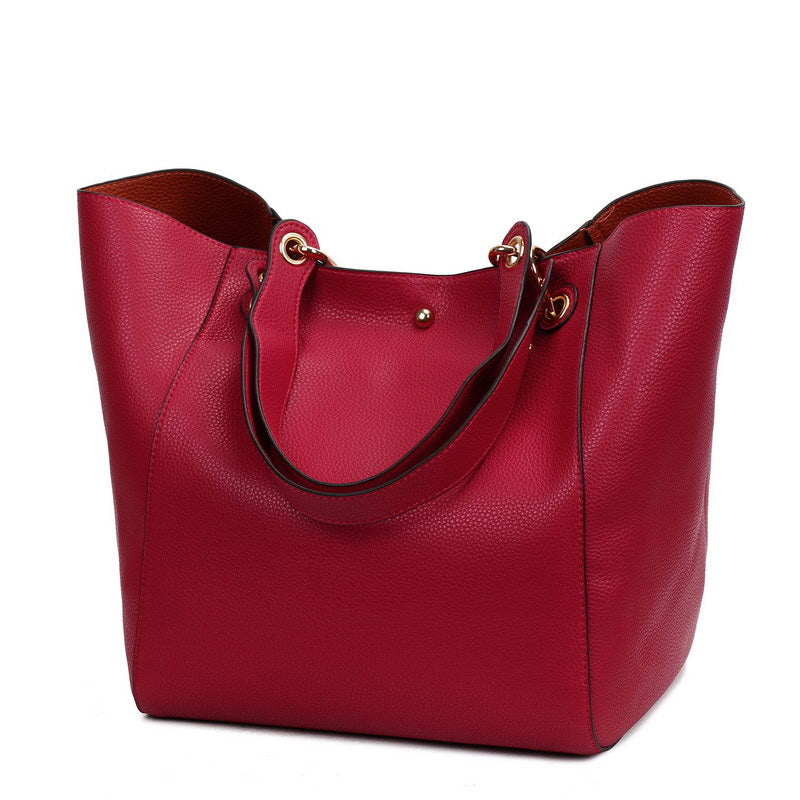 Versatile Large Shopping Bag – Soulmate Streetwear Style | same ANTHEM. - Red / (30cm<Max Length<50cm)