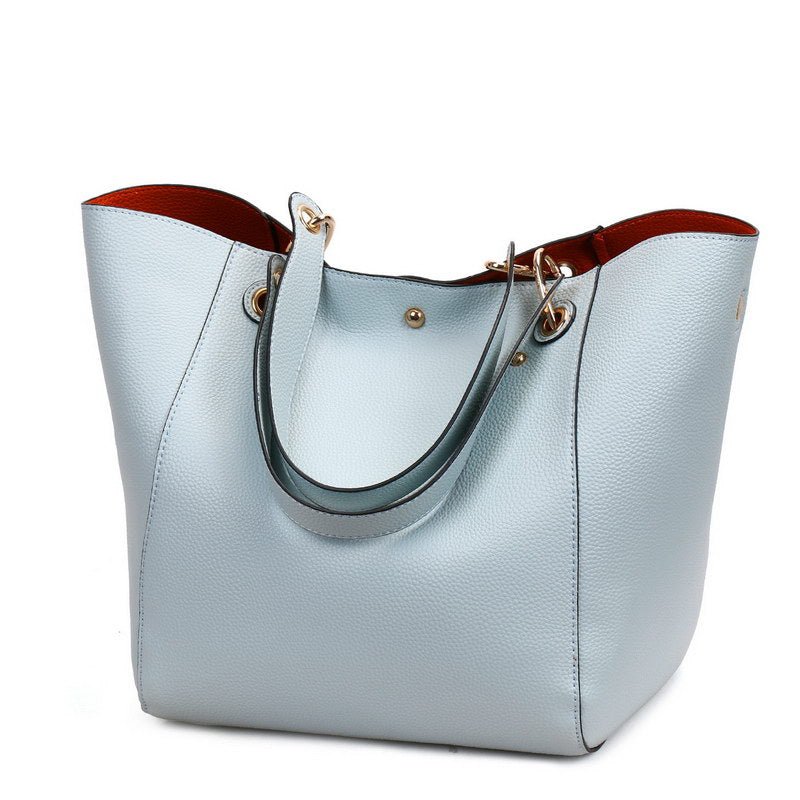 Versatile Large Shopping Bag – Soulmate Streetwear Style | same ANTHEM. - Sky Blue / (30cm<Max Length<50cm)
