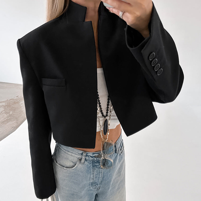 Versatile Short Jacket | soulmate wear | same ANTHEM Streetwear - Black / S