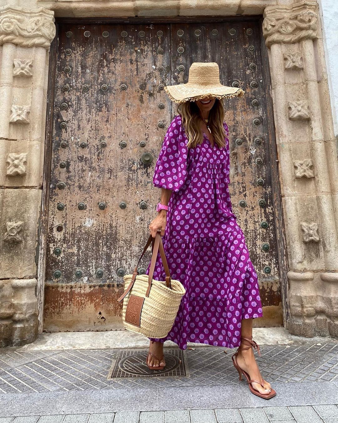 Vintage Bohemian V-neck Long Dress | Elegant & Romantic Summer Dress for Lovers | Same Anthem