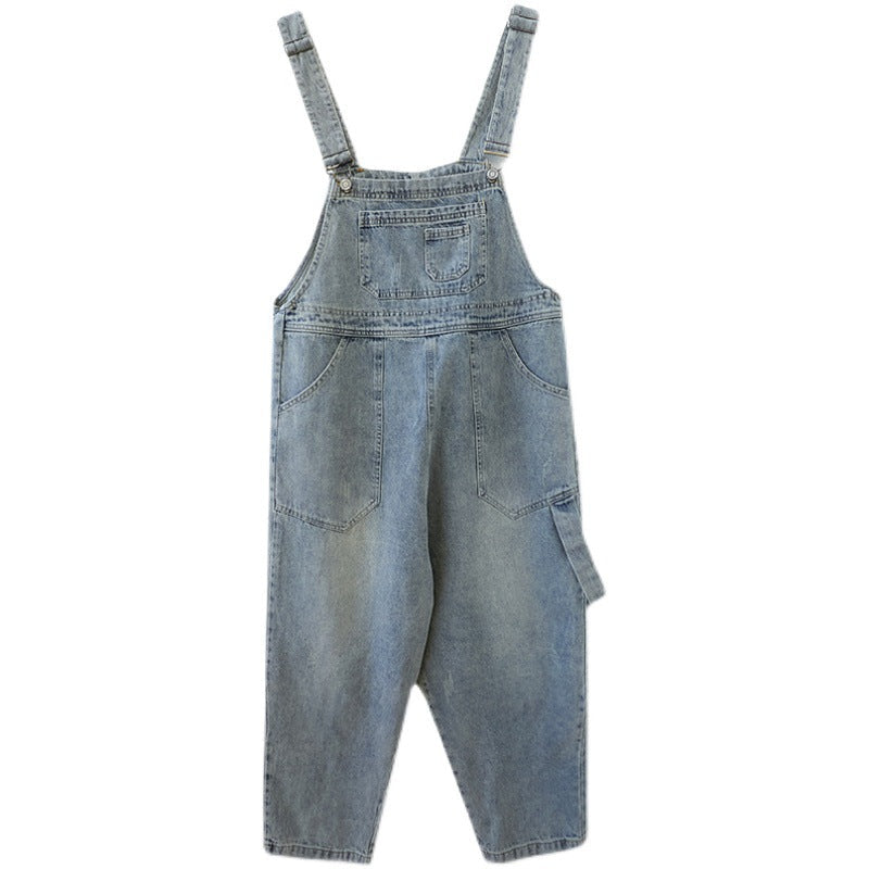 Vintage Denim Jumpsuit – Loose Ankle Romper | Soulmate Streetwear | same ANTHEM.