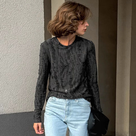 Vintage Distressed Long Sleeve Tee – same ANTHEM Streetwear