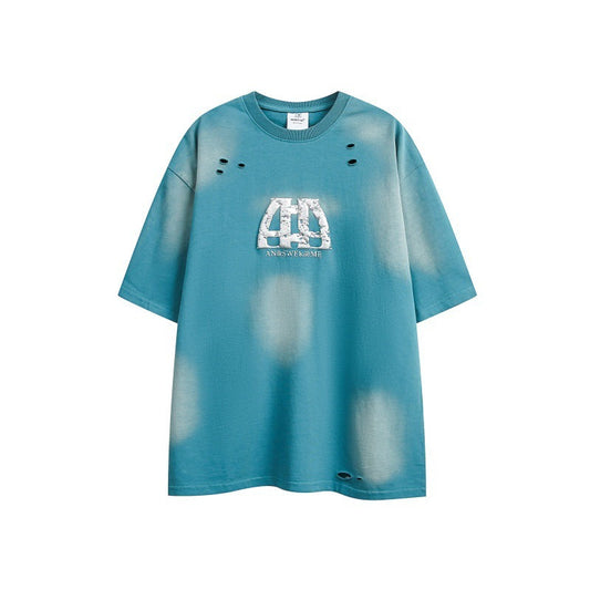 Vintage Distressed Loose T-Shirt – Soulmate Streetwear for Men | same ANTHEM