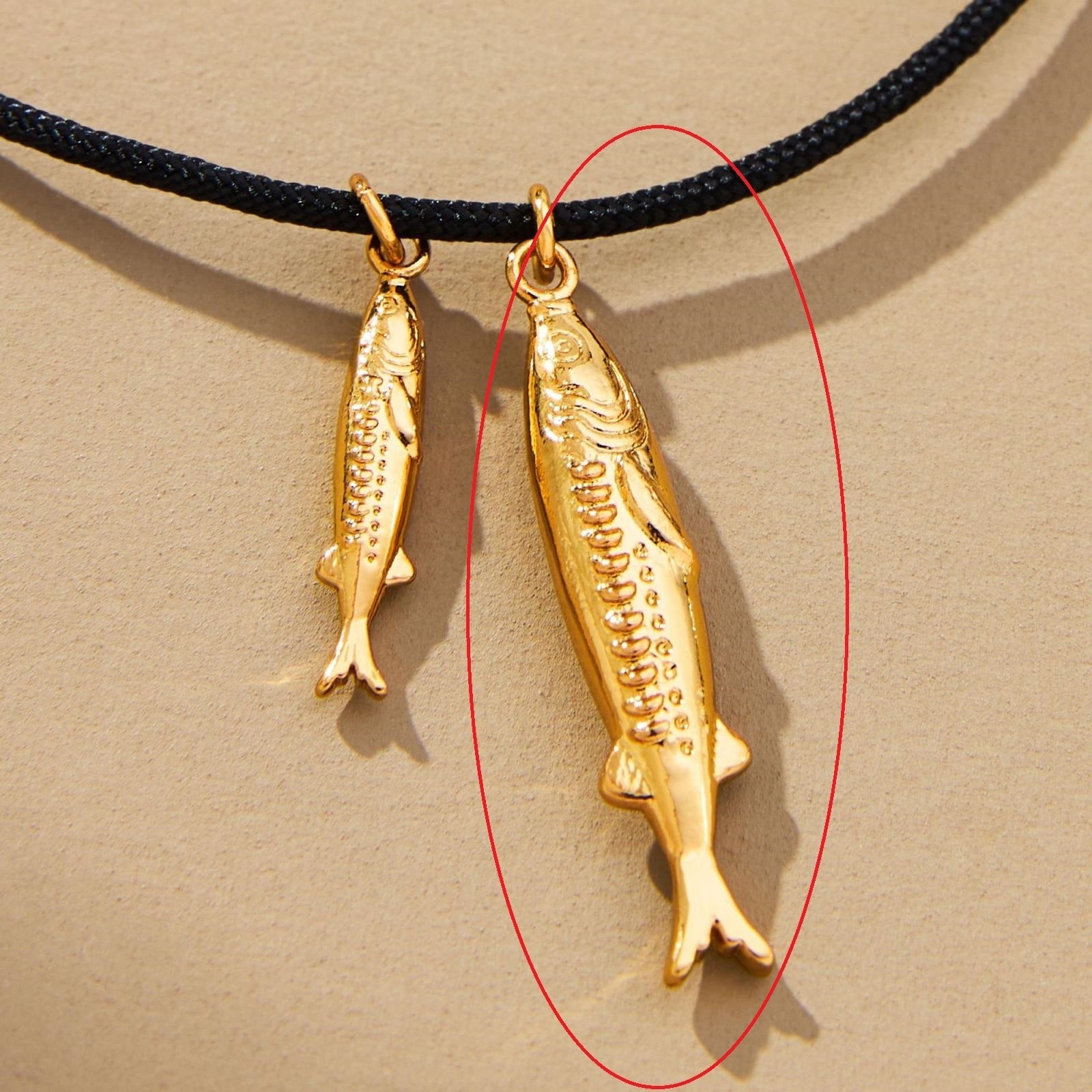 Vintage Fish Necklace | Boho Chic Lovers Pendant | same ANTHEM - Big Fish Pendant Only