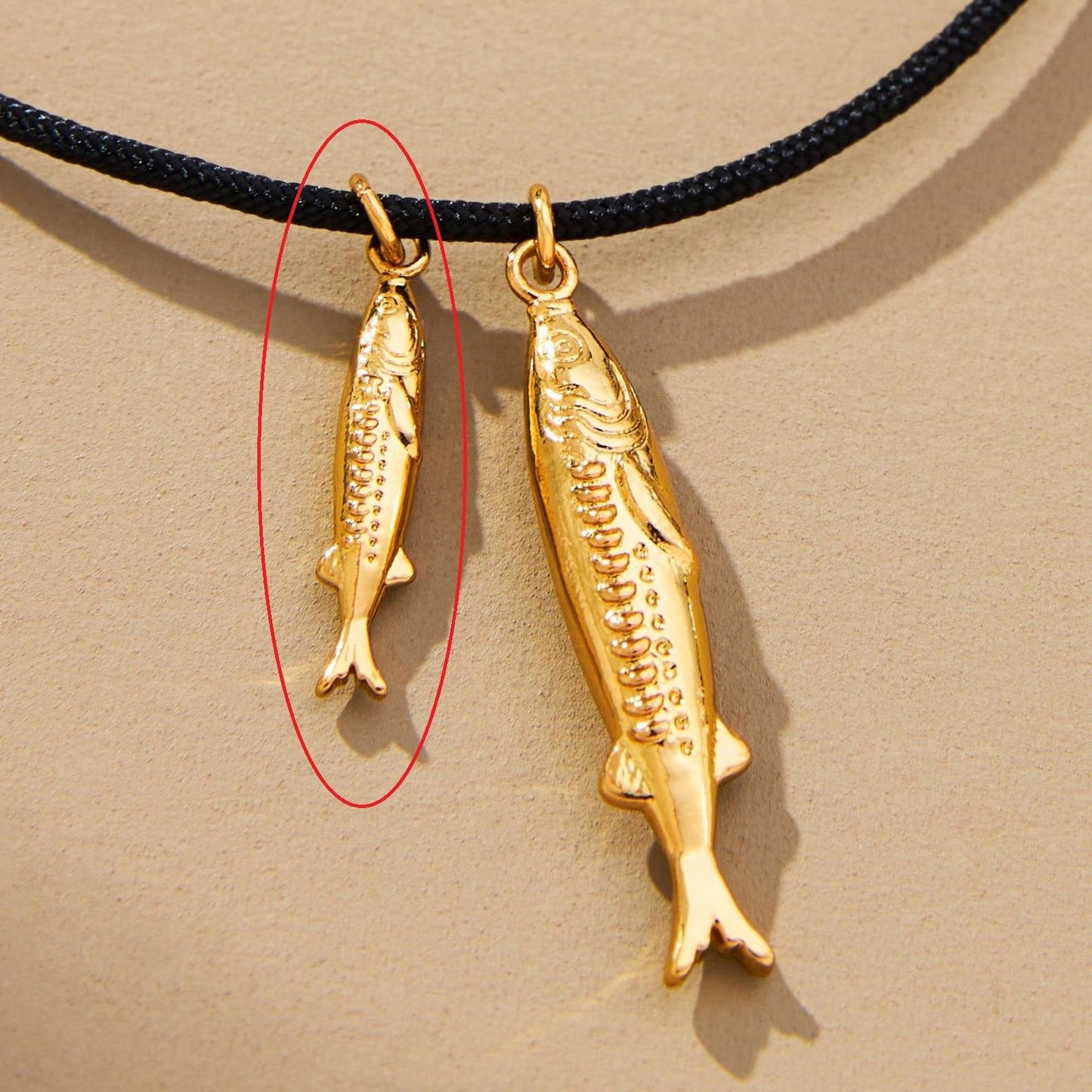 Vintage Fish Necklace | Boho Chic Lovers Pendant | same ANTHEM - Small Fish Pendant Only
