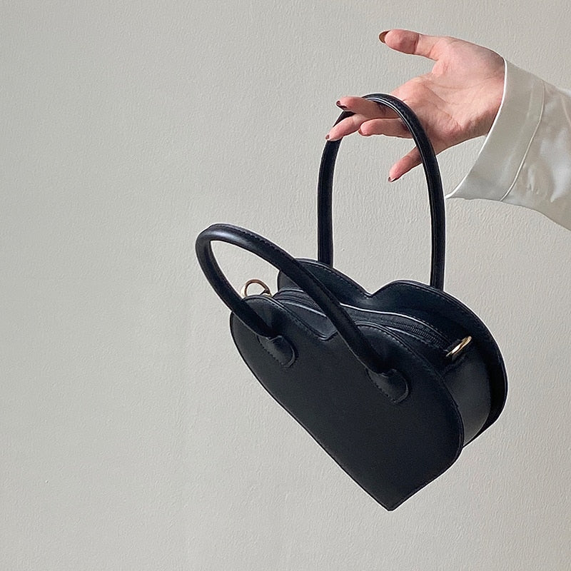 Vintage Heart Shoulder Bag | same ANTHEM. Soulmate Streetwear - Black