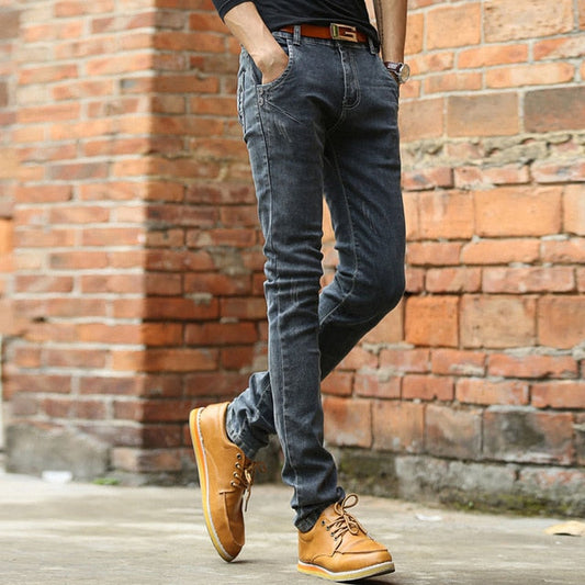 Vintage Men Slim Fit Jeans | High Quality Business Trousers | same ANTHEM. - NOBELT USASIZE 8913 / 28