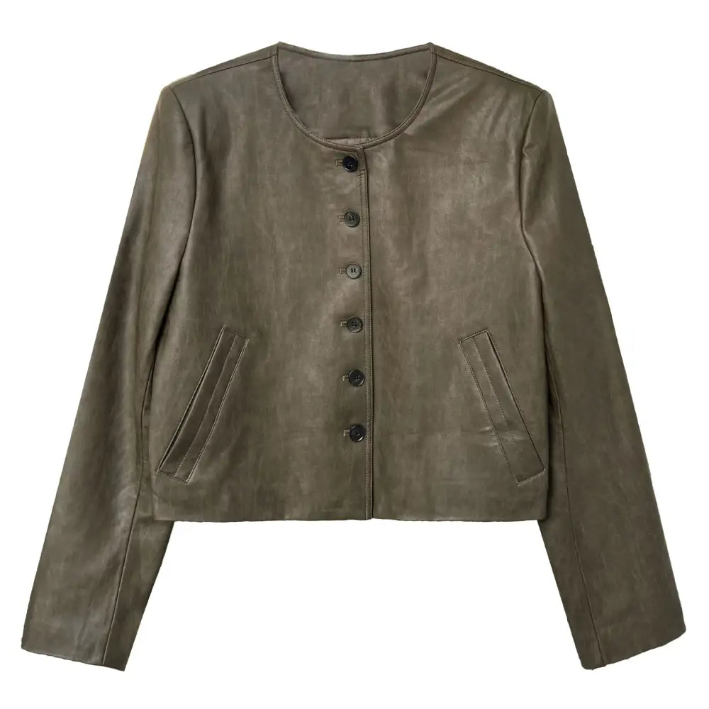 Vintage PU Leather Jacket – same ANTHEM.