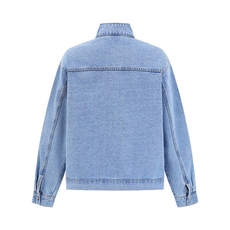 Vintage Washed Denim Workwear Jacket – Streetwear | same ANTHEM