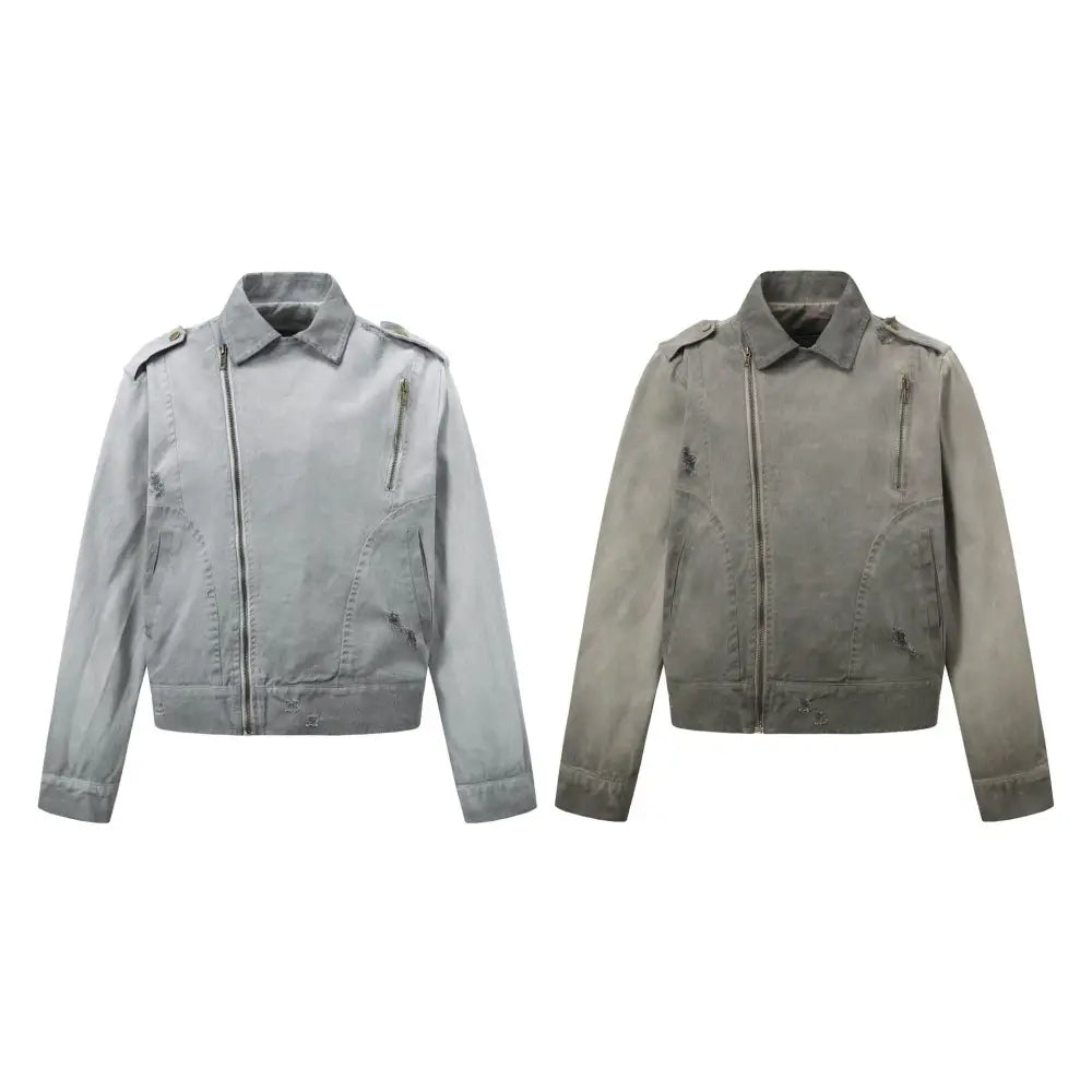 Vintage Washed Distressed Jacket | same ANTHEM.
