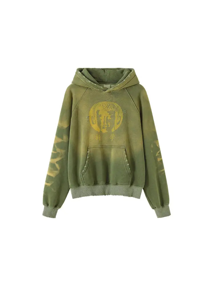 Washed Distressed Hoodie | same ANTHEM. - Sweatshirt