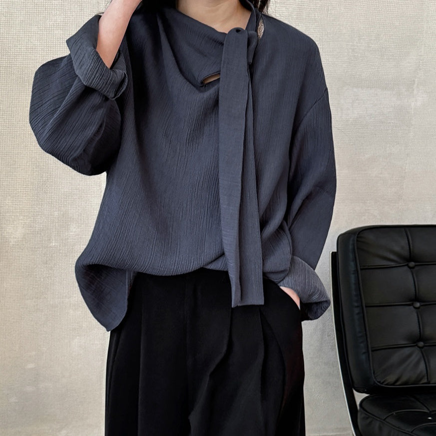 Wear Your Anthem | Chic Elegant Ribbon Texture Shirt for Lovers & Friends | same ANTHEM