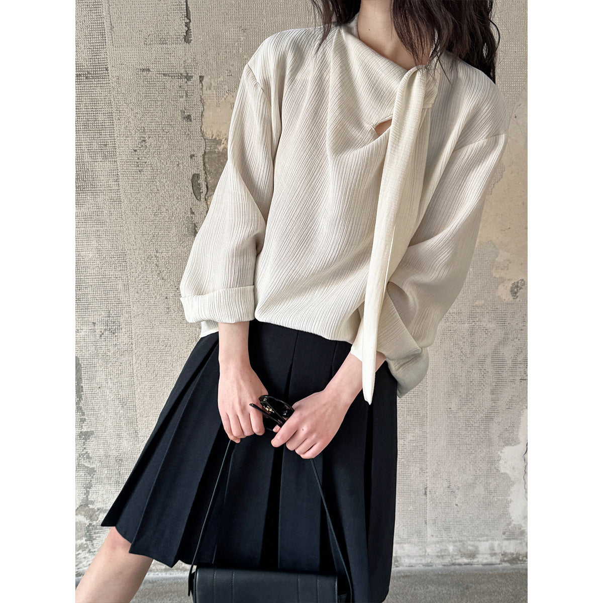 Wear Your Anthem | Chic Elegant Ribbon Texture Shirt for Lovers & Friends | same ANTHEM