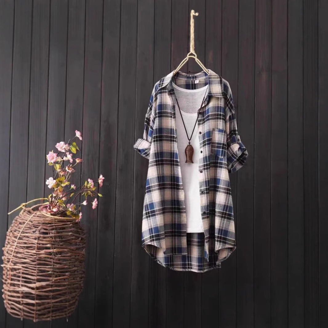 Wear Your Story | Chic Plaid Shirt Coat for Soulmates & Friends | same ANTHEM