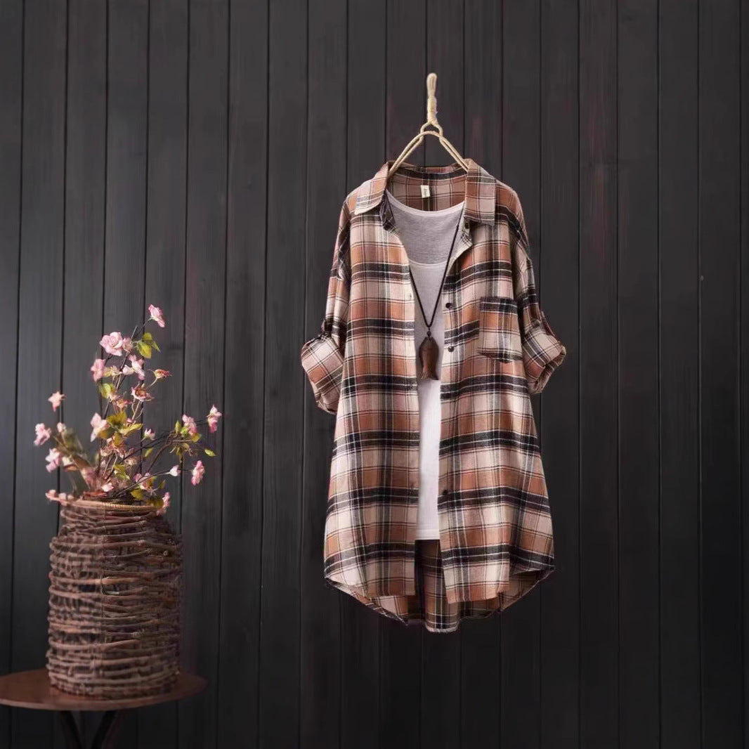 Wear Your Story | Chic Plaid Shirt Coat for Soulmates & Friends | same ANTHEM