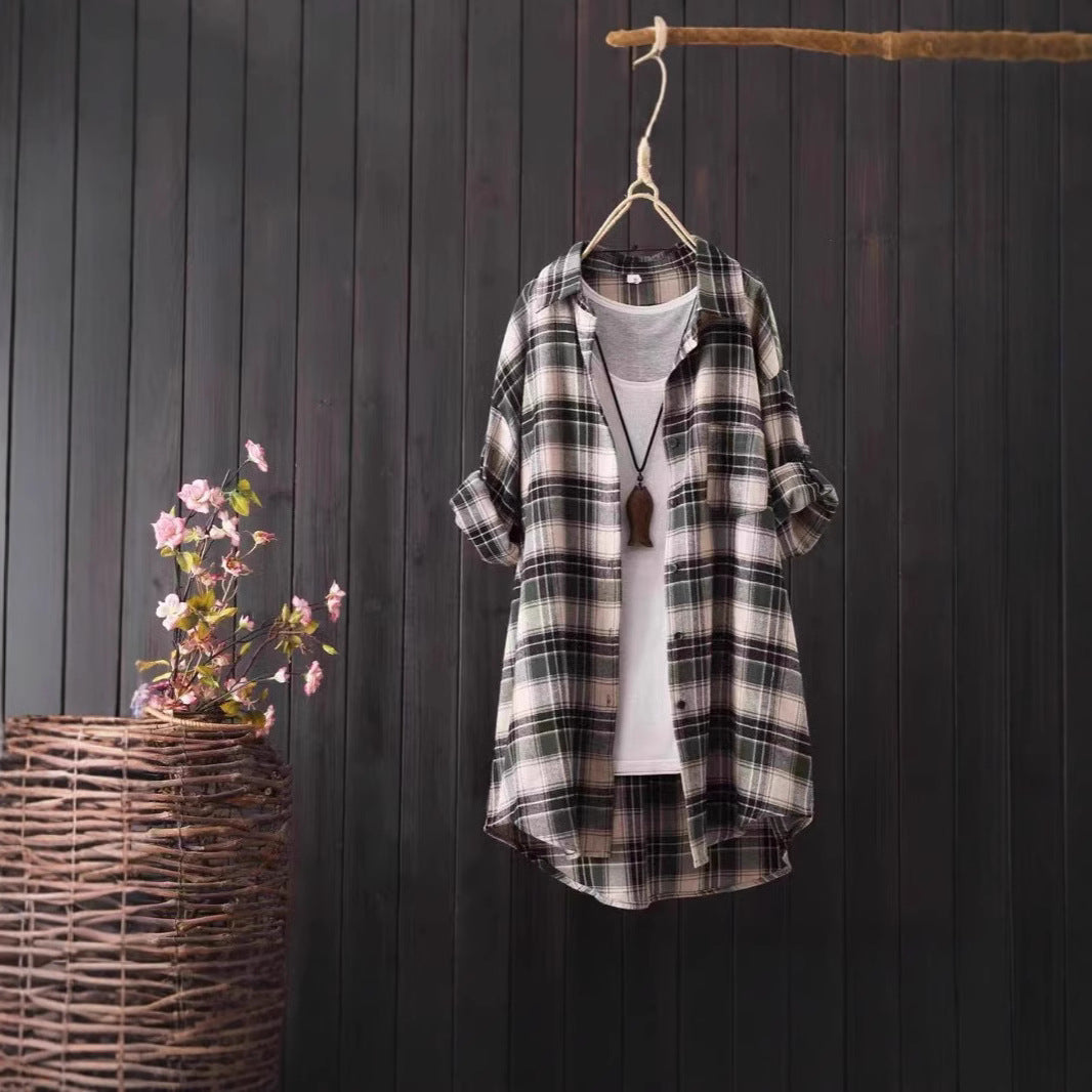 Wear Your Story | Chic Plaid Shirt Coat for Soulmates & Friends | same ANTHEM