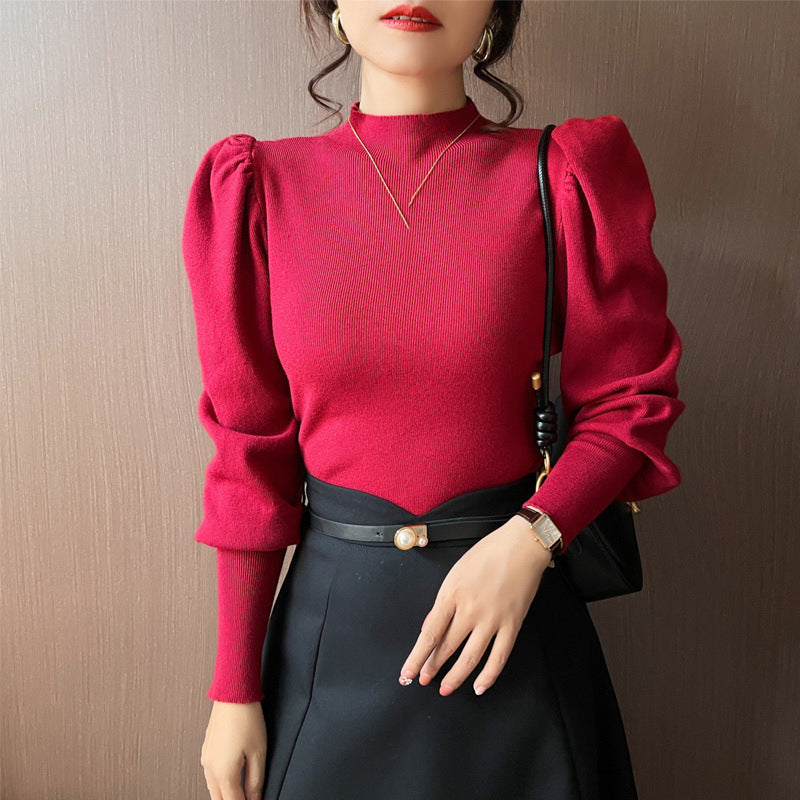Wear Your Story | Chic Puff Sleeve Wool Pullover for Lovers & Friends | same ANTHEM