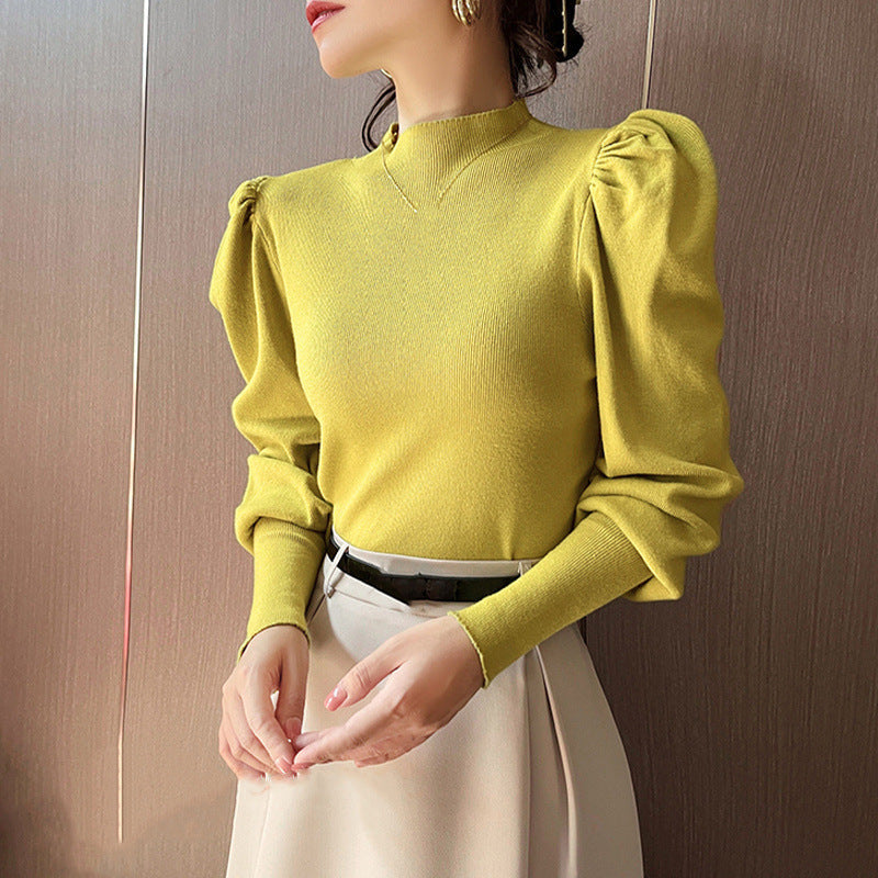 Wear Your Story | Chic Puff Sleeve Wool Pullover for Lovers & Friends | same ANTHEM