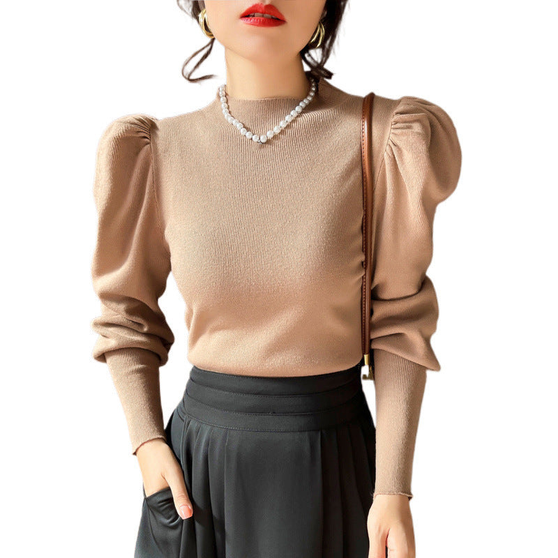 Wear Your Story | Chic Puff Sleeve Wool Pullover for Lovers & Friends | same ANTHEM
