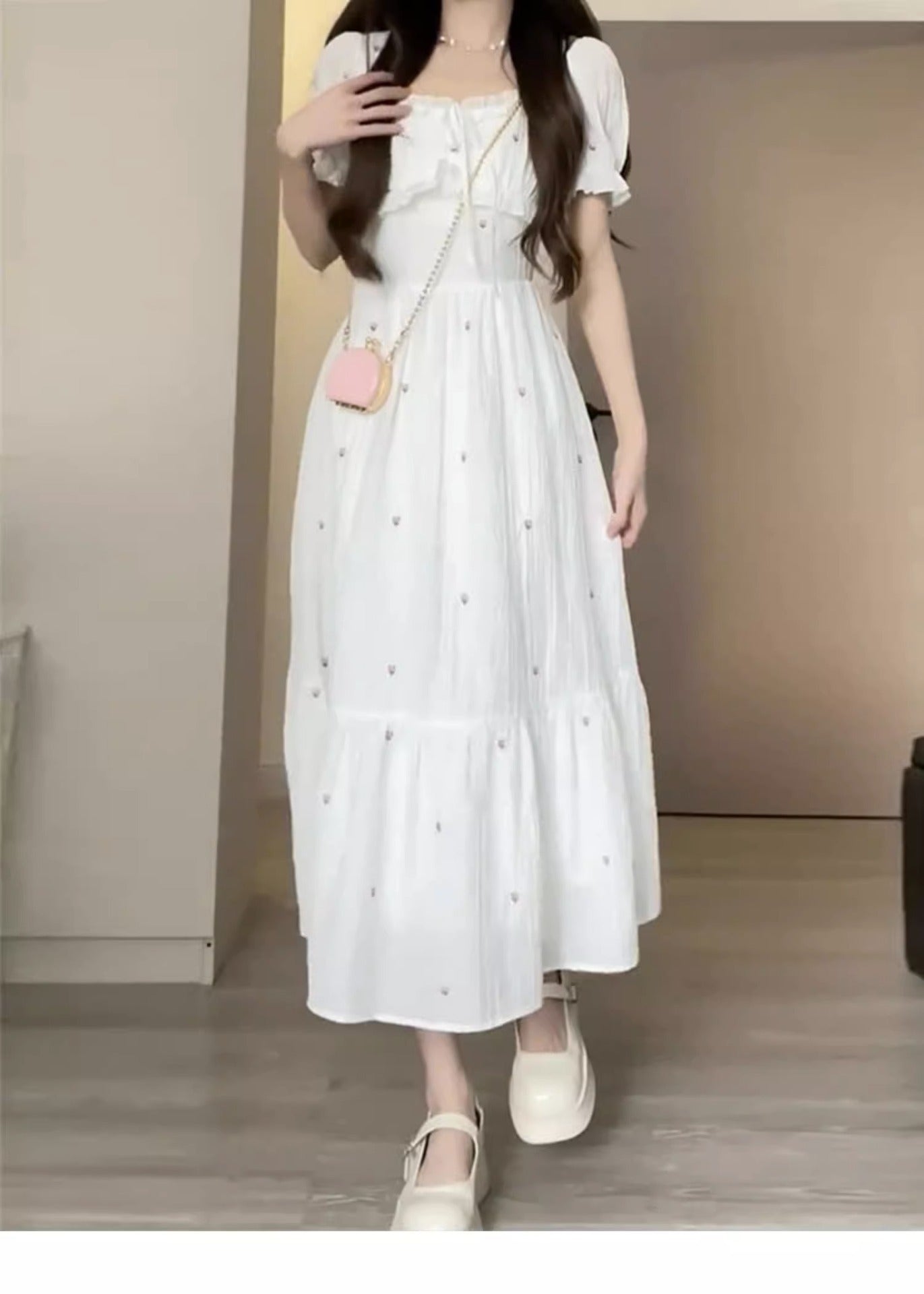 White Moonlight Dress – same ANTHEM Romantic French Nostalgic Fashion