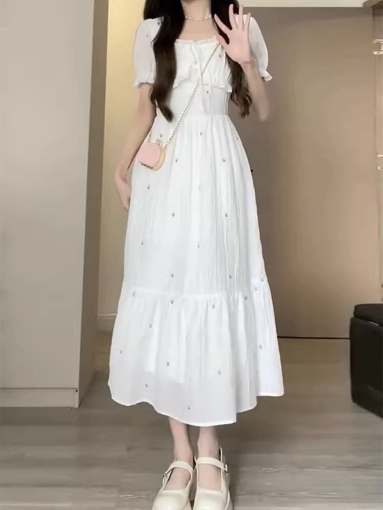 White Moonlight Dress – same ANTHEM Romantic French Nostalgic Fashion
