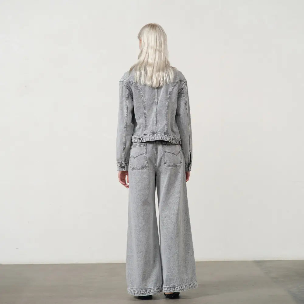 White Washed Wide-Leg Jeans Women | same ANTHEM. Soulmate Streetwear