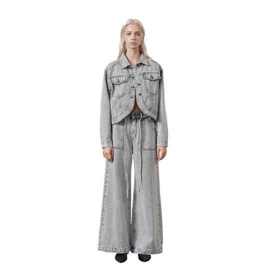 White Washed Wide-Leg Jeans Women | same ANTHEM. Soulmate Streetwear