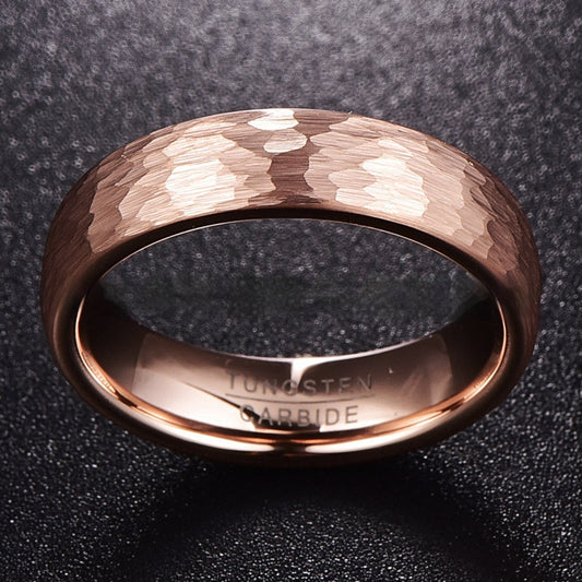 Wide Rose Gold Carved Ring for Men – same ANTHEM. Soulmate Streetwear Jewellery - Bag