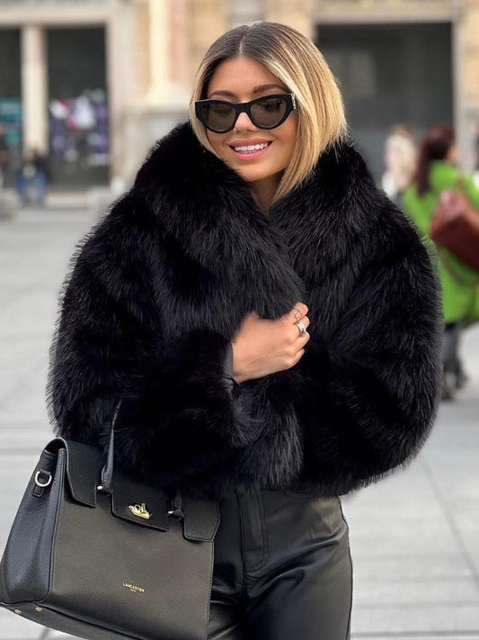 Winter Plush Lapel Coat for Soulmates & Chosen Family | same ANTHEM