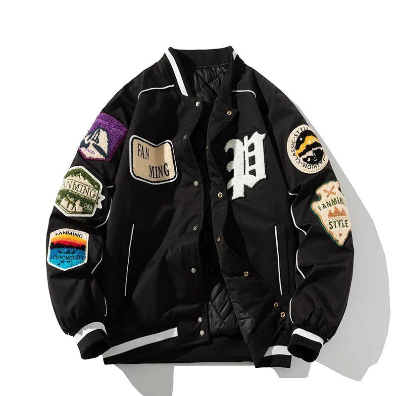 Winter Varsity Baseball Jacket – Street Fashion Hip Hop Coat | same ANTHEM
