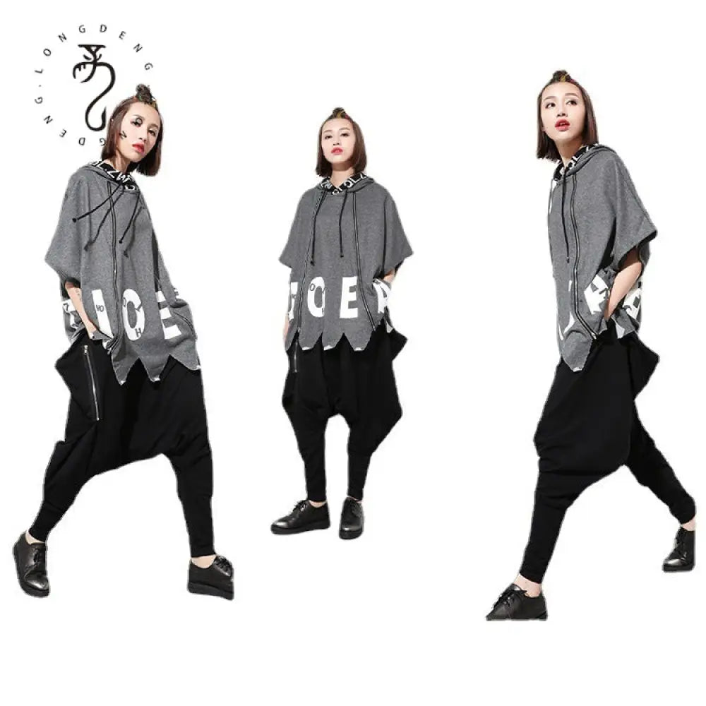 Women’s Hip-Hop Harem Pants – Loose Baggy Streetwear with Zipper | same ANTHEM. Fashion - One Size