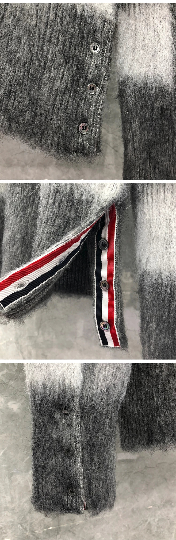 Women’s Mohair Check Sweater | Korean Designer Pullovers | same ANTHEM.