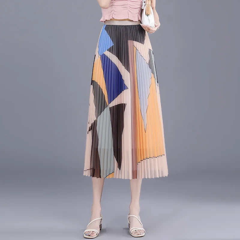 Women’s Pleated Tulle Skirt | High Waist Fairy Mesh Skirt | same ANTHEM.