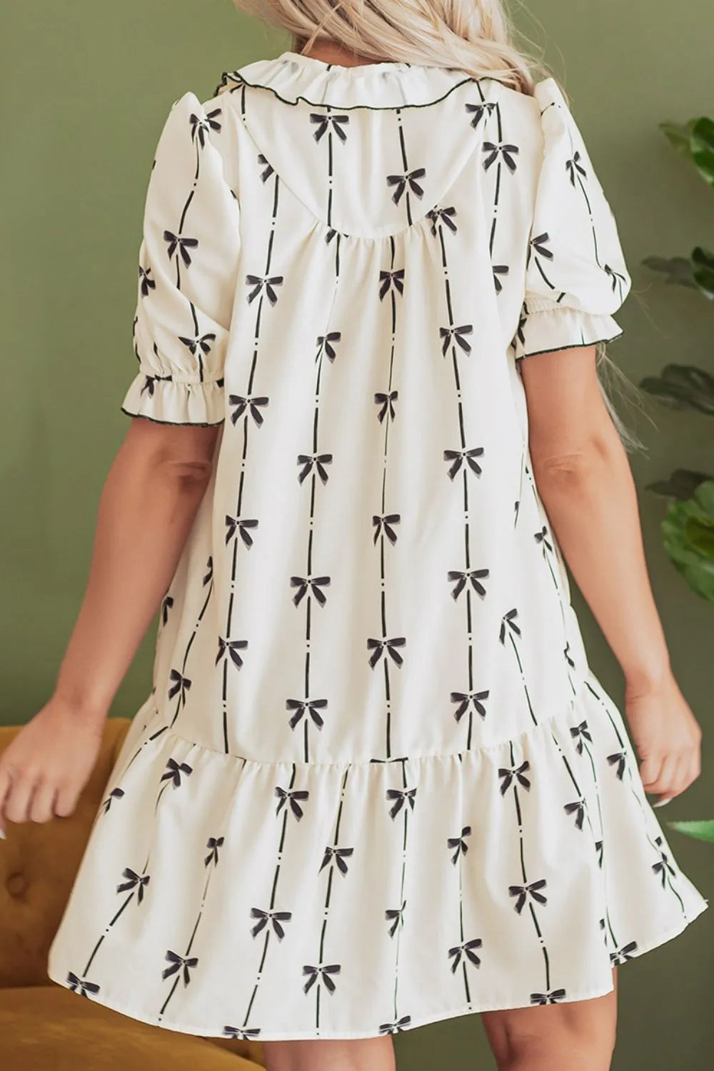 Women’s Ruffle Short Sleeve Dress | Casual Boho Streetwear | same ANTHEM