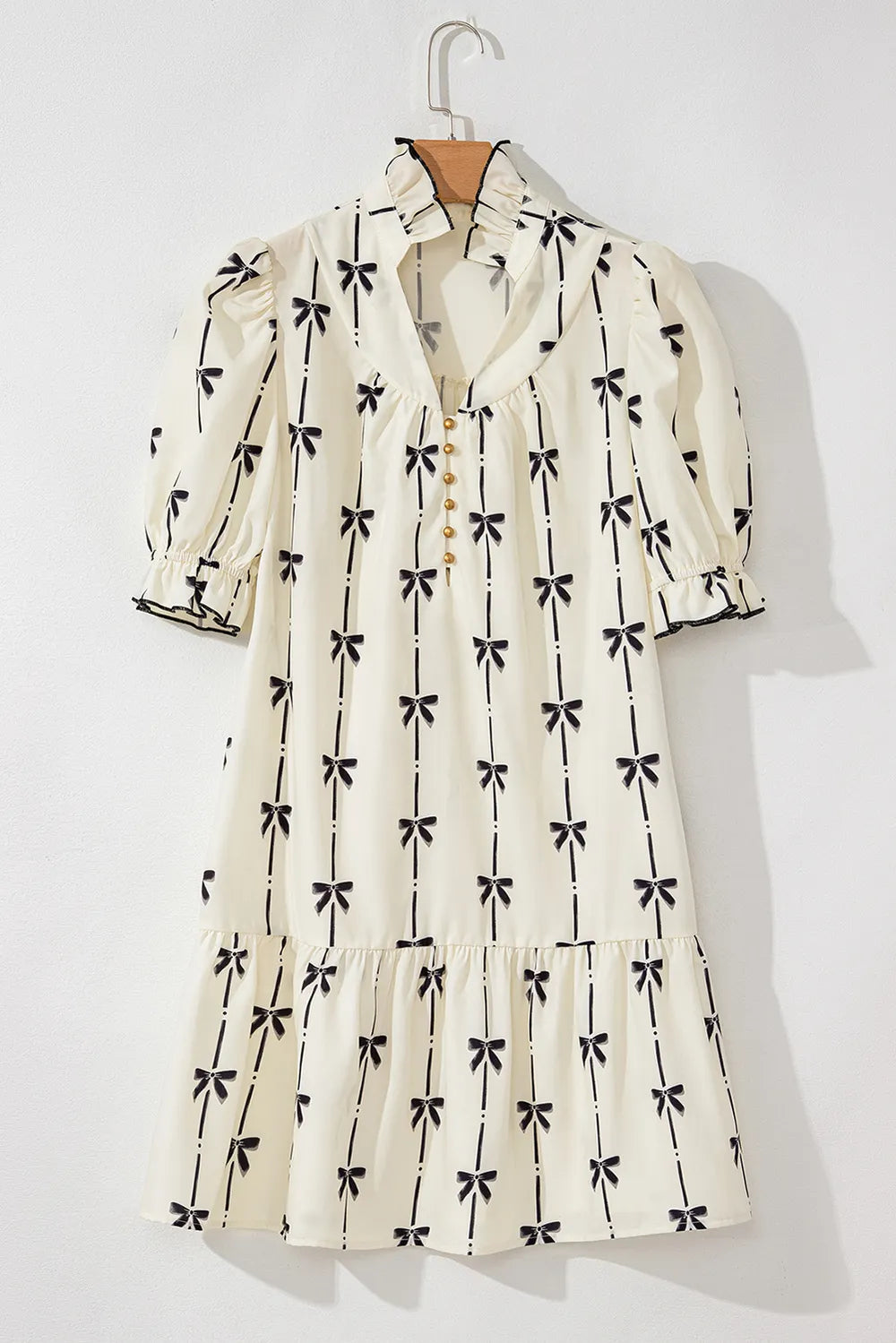 Women’s Ruffle Short Sleeve Dress | Casual Boho Streetwear | same ANTHEM