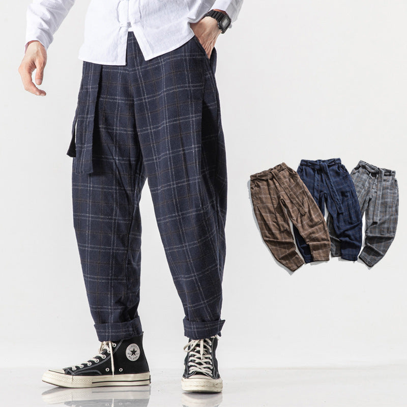 Woolen Harem Breeches – Casual Cool Soulmate Pants | Same Anthem - Navy Blue / 2XL - Pants