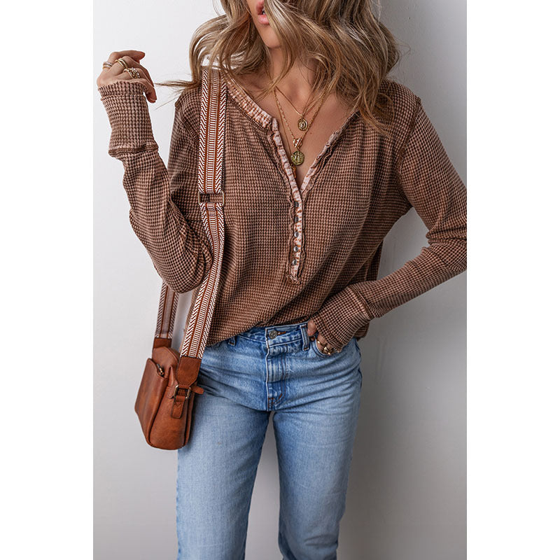 Worn-Looking Washed-Out Pullover Sweater – Casual Everyday Anthem Style for Lovers & Soulmates | same ANTHEM