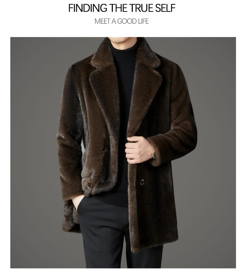 Reversible Mink Fur Coat for Men | same ANTHEM. Soulmate Streetwear