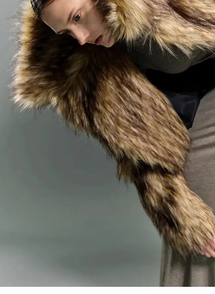 Big Lapel Fur Coat | same ANTHEM.