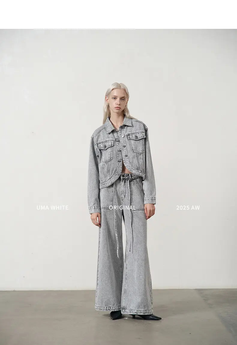 White Washed Wide-Leg Jeans Women | same ANTHEM. Soulmate Streetwear