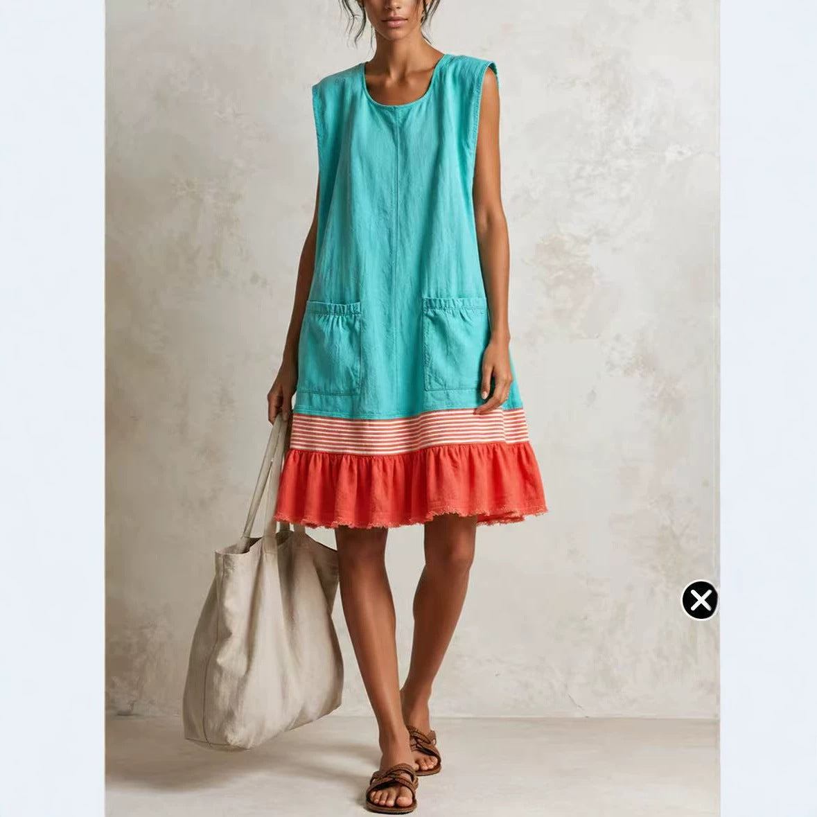 Casual Ruffle Dress | same ANTHEM.