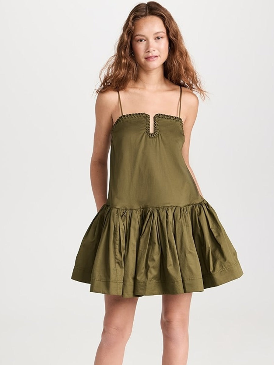 Casual Loose A-Line Ruffled Dress | same ANTHEM.