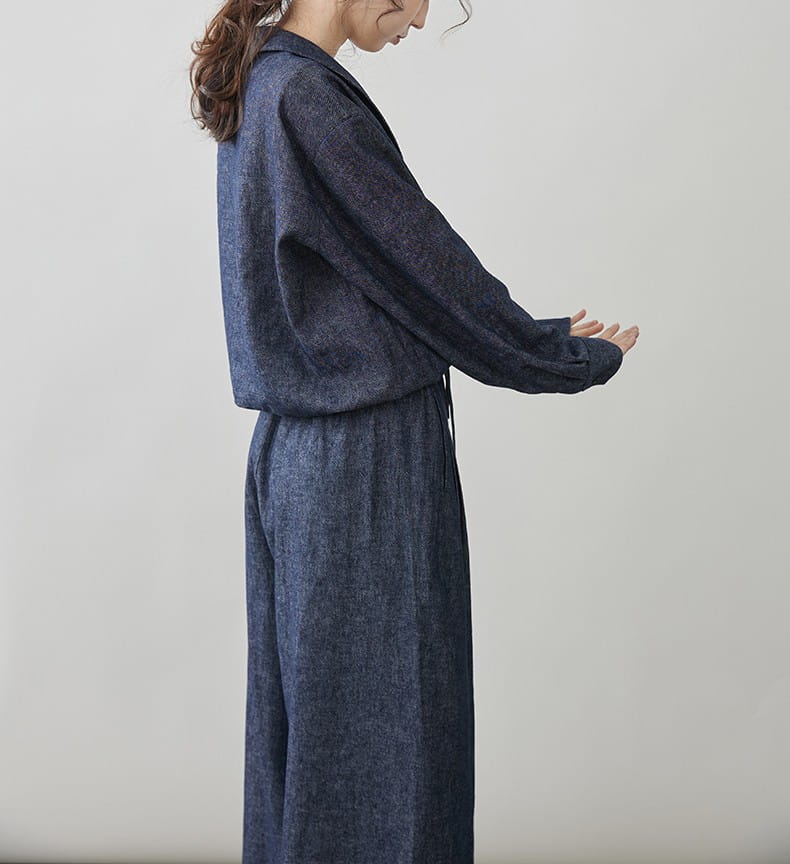 Linen Cotton Denim Set | same ANTHEM.