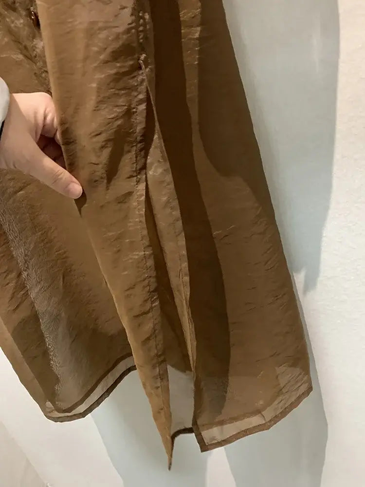 Loose Sheer Long Dress | same ANTHEM.